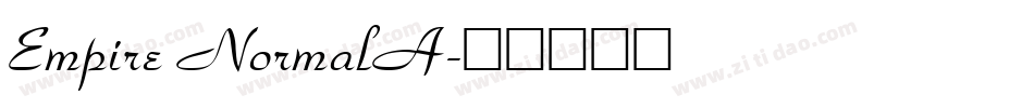 Empire NormalA字体转换
